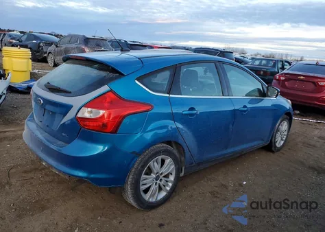 2012 Ford Focus Sel from USA, damaged, VIN 1FAHP3M23CL321924